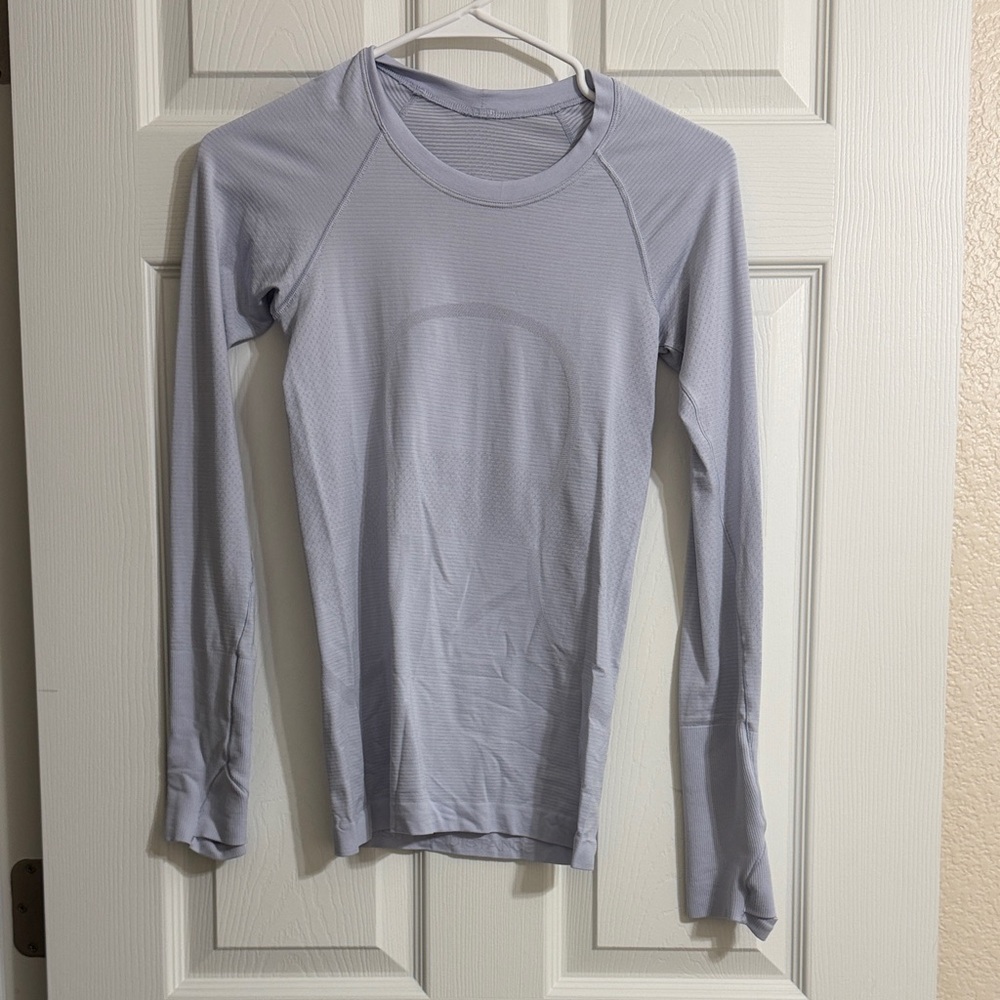 Lululemon Swiftly Tech Long Sleeve 2.0 (hip length) - Light Lavender